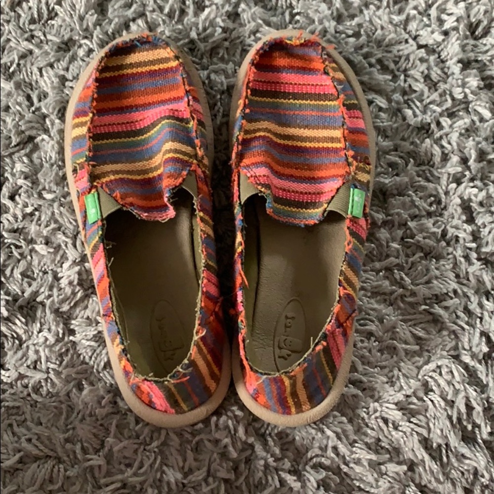 Colorful striped Sanuks